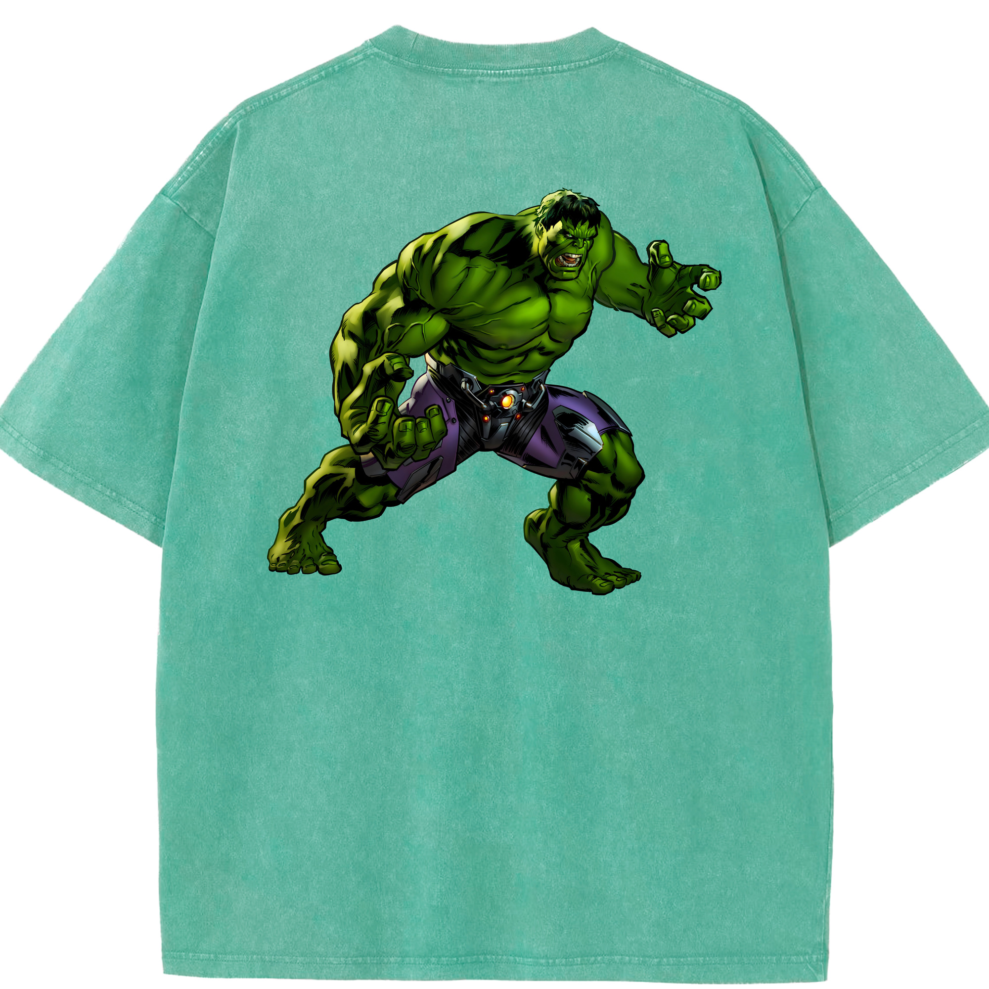 （画像用） アベンジャーズ The Avengers 綿100% ヴィンテージ風 半袖Tシャツ（背面プリント）